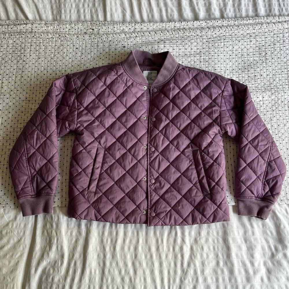 GAP Light Purple Quilted Jacket